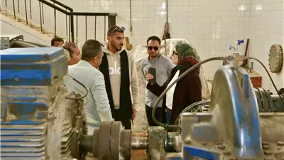 استقرار تشغيل محطة مياه المنطقة الصناعية بالسويس الجديدة