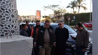 في أول يوم عمله.. جولة موسعة لرئيس جهاز الشيخ زايد .. صور