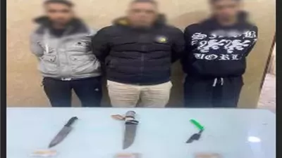 ضبط 4 أشحاص تعدوا على سائق بالأسلحة البيضاء فى السويس