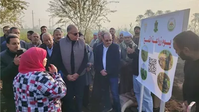 المنيا الأولى في استخدام الباركود بالمحاصيل الحقلية