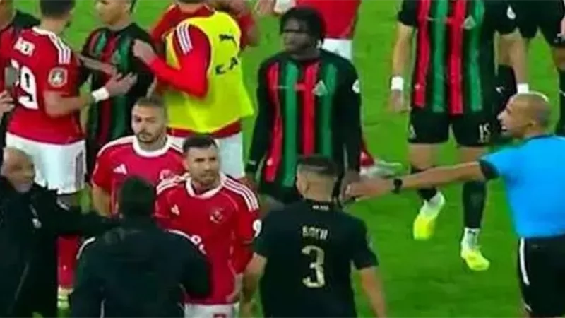 أحداث مباراة الأهلي