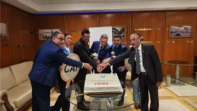 مطار القاهرة يستقبل أولى رحلات طيران أذربيجان العارض