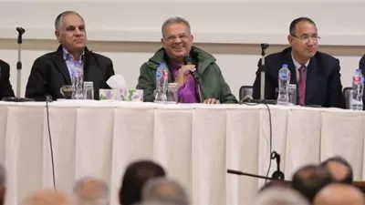 رئيس الطائفة الإنجيلية يلتقى شيوخ الكنائس بمحافظة المنيا