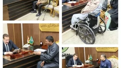محافظ المنوفية : مساعدات مالية وعينية للحالات الإنسانية