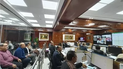 محافظ قنا يشهد غلق الصناديق الانتخابية ويتابع عمليه الفرز