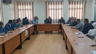 نتائج أول اجتماع لرئيس جهاز النوبارية الجديدة مع القيادات التنفيذية