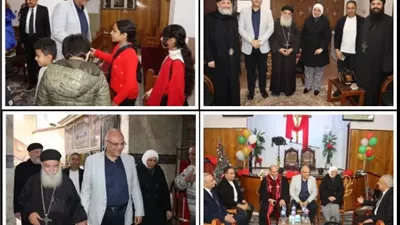 محافظ القليوبية يهنئ الكنائس ببنها بالعام الميلادي الجديد 2026