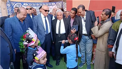 محافظ الأقصر يفتتح مدارس جديدةويؤكد دعم الدولة للمنظومة التعليمية