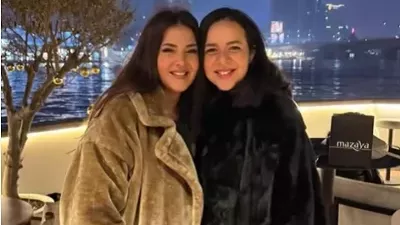 ماذا قالت إيمي سمير غانم لشقيقتها دنيا فى عيد ميلادها؟