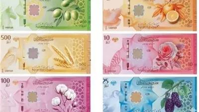 فواكه وكائنات حية على العملة السورية الجديدة