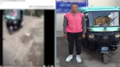 ضبط سائق توك توك تعمد الاصطدام بسيارة وهدد قائدها بشبرا الخيمة