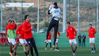 منتخب مصر يختتم إستعداداته لمواجهة بنين بأمم إفريقيا