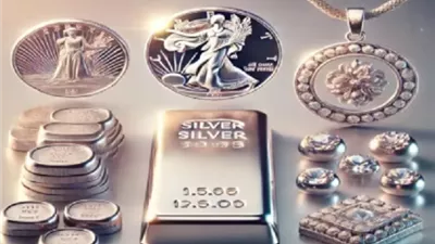 الفضة تقفز 3.5% وتواصل انتعاشها في تعاملات اليوم