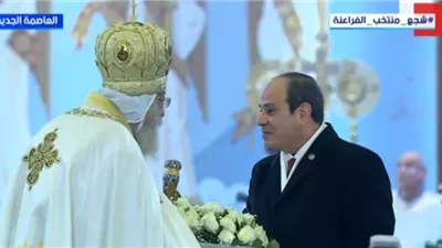 الرئيس السيسي: قداسة البابا له مكانة عظيمة في قلبي واحترام كبير