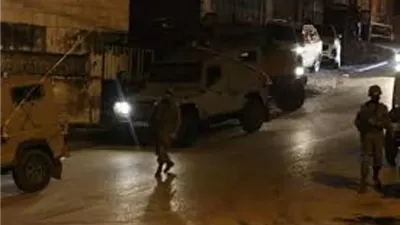 الاحتلال الإسرائيلى يقتحم قرية النبى صالح غربى رام الله
