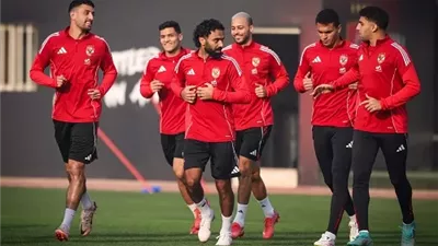مران الأهلي.. محاضرة فنية للاعبين وأفشة يبدأ التأهيل