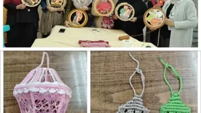 أياد يحبها الله تبدع في زينة رمضان