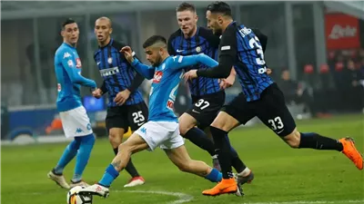 التعادل يحسم مباراة إنتر ميلان ونابولي في الدوري الإيطالي