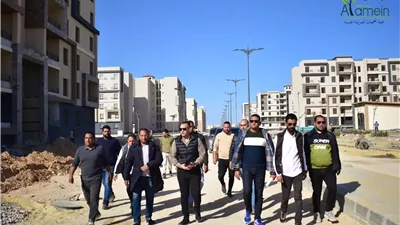 رئيس جهاز العلمين يتفقد «سكن لكل المصريين» والداون تاون