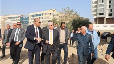 عاشور وجبران يتفقدان منشأة تعليمية لتحويلها لجامعة تكنولوجية