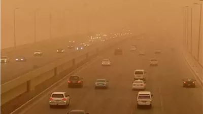 تحذير جديد من الأرصاد: الرياح سرعتها 60 كم والرؤية أقل من 500 متر