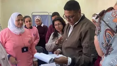 وكيل وزارة الصحة بالبحر الأحمر يتفقد وحدة الأحياء بالغردقة