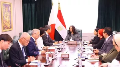وزيرة التضامن تستقبل الوفد الياباني لدعم برامج الطفولة وكبار السن