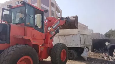 رفع 103 أطنان مخلفات خلال حملات النظافة في صدفا بأسيوط