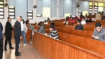 رئيس جامعة القناة: توفير أقصى درجات الانضباط داخل لجان الامتحانات