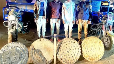 ضبط عصابة سرقة أغطية الصرف الصحى بقنا