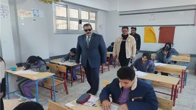 السكرتير العام المساعد بجنوب سيناء يتابع امتحانات الإعدادية
