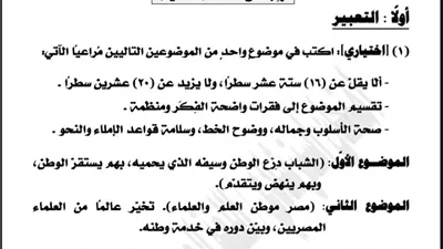 النموذج الاستشرشادي في اللغة العربية بتعليم الجيزة