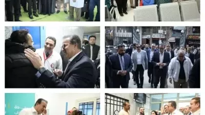 وزير الصحة يتفقد مستشفيات ومشروعات طبية بالمنوفية