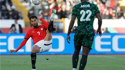 بعد العنف ضد حمدي فتحي.. الفيديو يلغي هدف نيجيريا فى شباك مصر