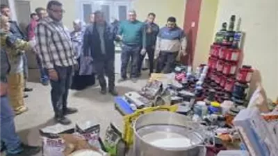 الجيزة تضبط منشأة مخالفة لتعبئة المكملات الغذائية مجهولة المصدر