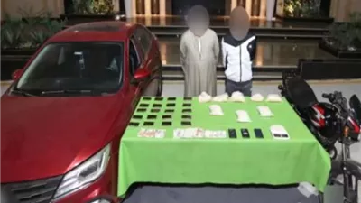 سقوط أجنبية حاولت تهريب 