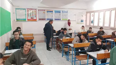 هدوء تام بلجان الاعدادية العامة بالبحيرة