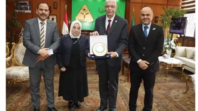 شراكة بين جامعة المنوفية والشركة العربية للصناعات الدوائية