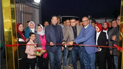 وزير الإسكان ومحافظ دمياط يفتتحان محطة صرف صحي الناصرية