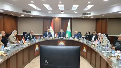 النجار يبحث تطوير ودعم البنية التحتية بالمنطقة الصناعية بأبو رواش