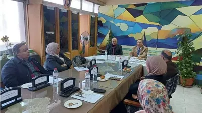 رئيس جامعة دمياط يترأس إجتماع مجلس كلية التربية النوعية