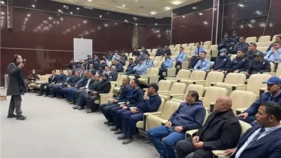 رفع كفاءة أفراد الأمن بمجمع الإسماعيلية الطبي