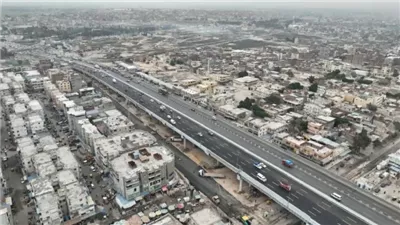 بدء التشغيل التجريبي لتوسعة ورفع مناسيب كوبري العامرية