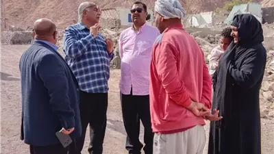 جولة ميدانيةلرئيس مدينة سفاجا لتسريع اخلاء منطقة زرزارةغير الآمنة