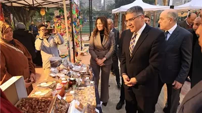 محافظ الجيزة يفتتح معرض الحرف اليدوية والتراثية الـ51 بنادي الصيد