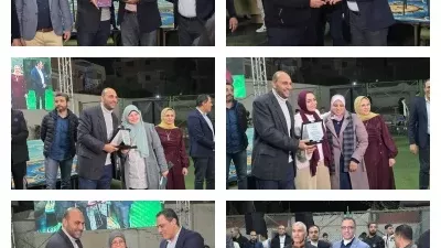 قرية إبنهس بالمنوفية تكرّم المعلمين بالمعاش في احتفالية كبرى