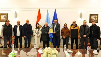 سموحة يستقبل رئيس اتحاد الكروكيه
