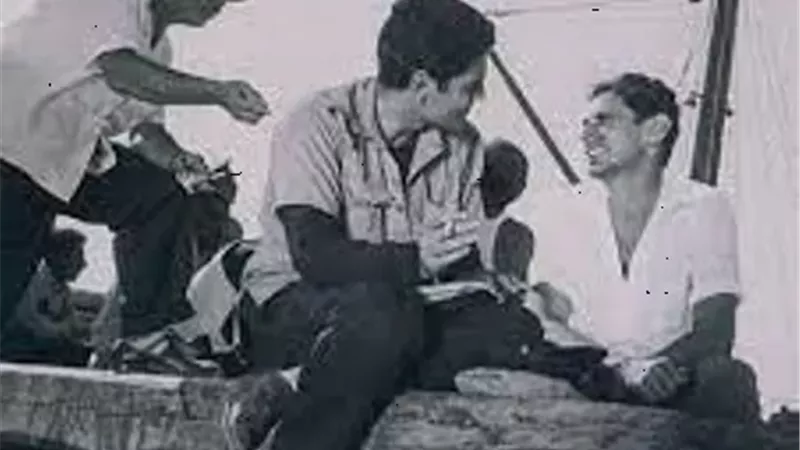 يوسف شاهين وعمر الشريف