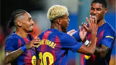 التشكيل الرسمي لـ برشلونة وريال أوفييدو بالدوري الإسباني