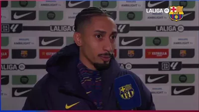 أول تعليق من رافينها بعد فوز برشلونة بثلاثية علي ريال أوفييدو